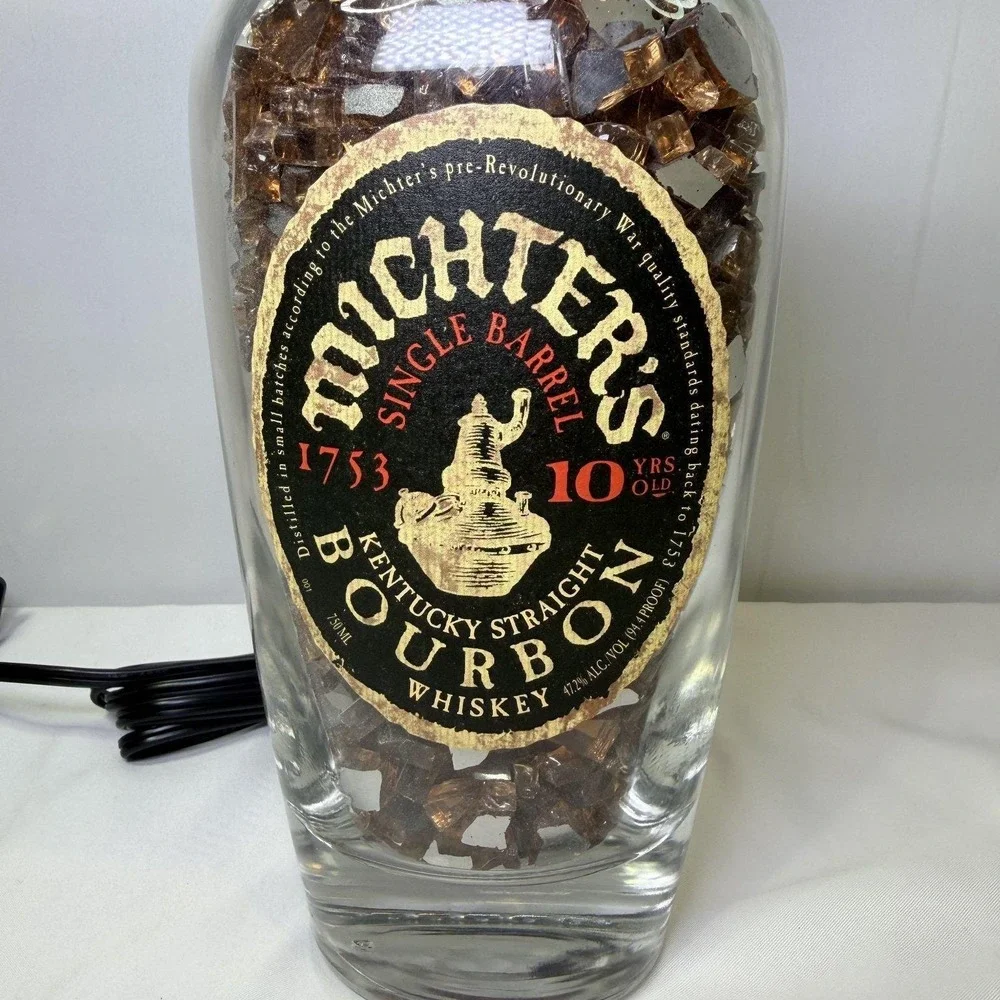 Michter's‎ Bottle Lamp 10 Year Single Barrel Bourbon Father's Day Gift